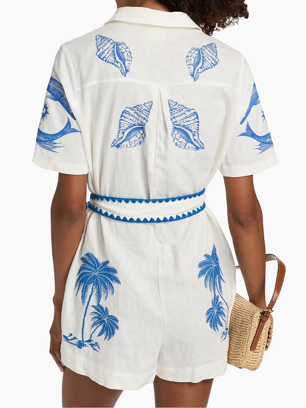 Farm Rio Brasil Vintage Embroidered Romper - Picture 3 of 7